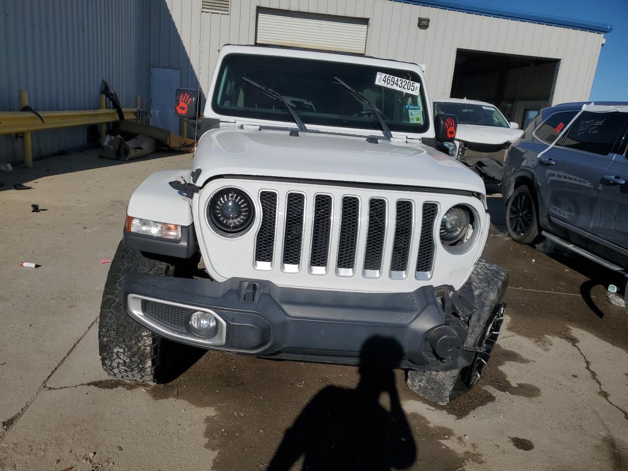 2019 Jeep Wrangler VIN 1C4HJXEGXKW563961 Copart auction photo, front end damage thumbnail 5