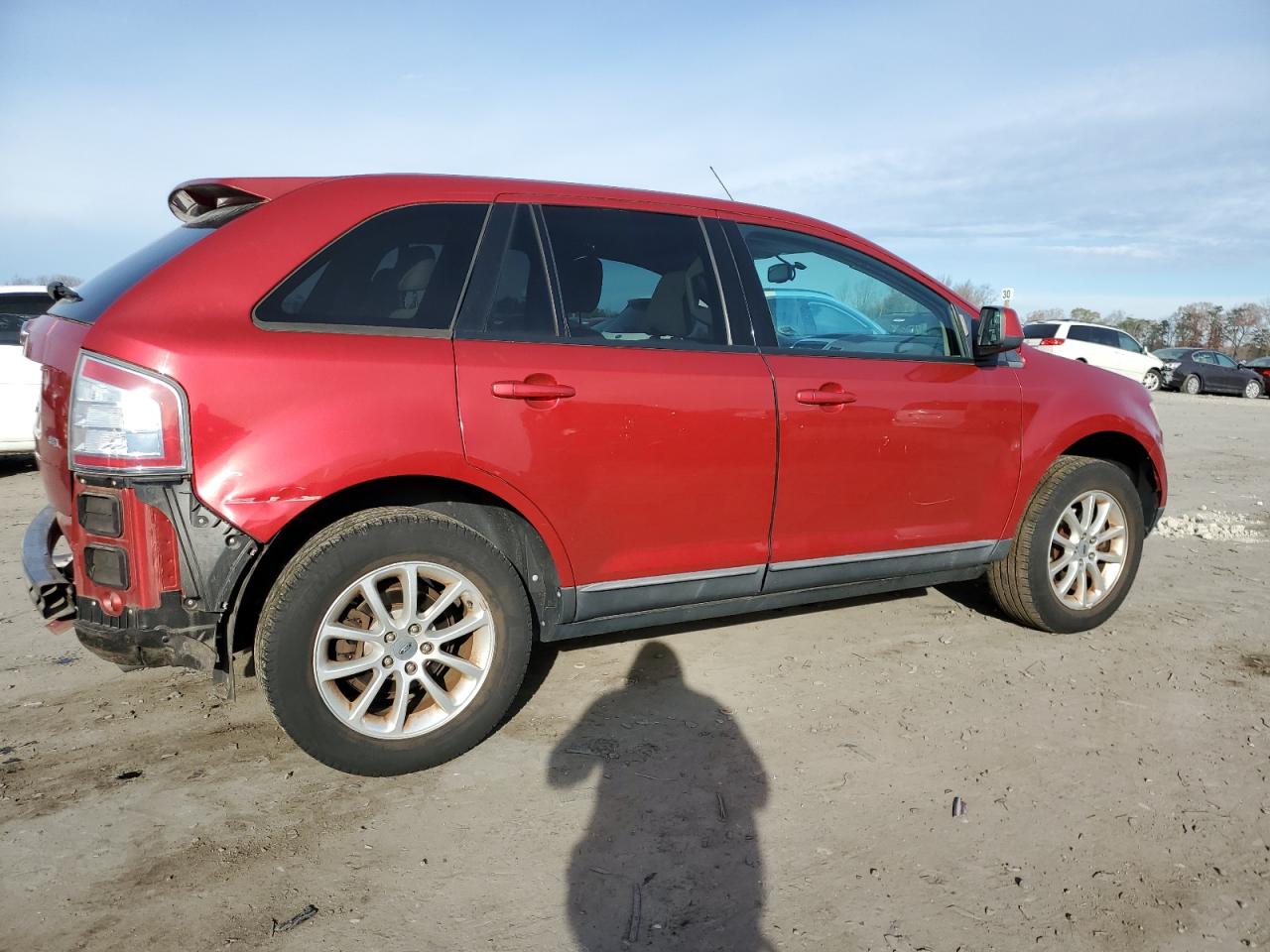 2010 Ford Edge VIN 2FMDK3JC4ABA55438 Copart auction photo, rear end / minor dent/scratches damage thumbnail 3