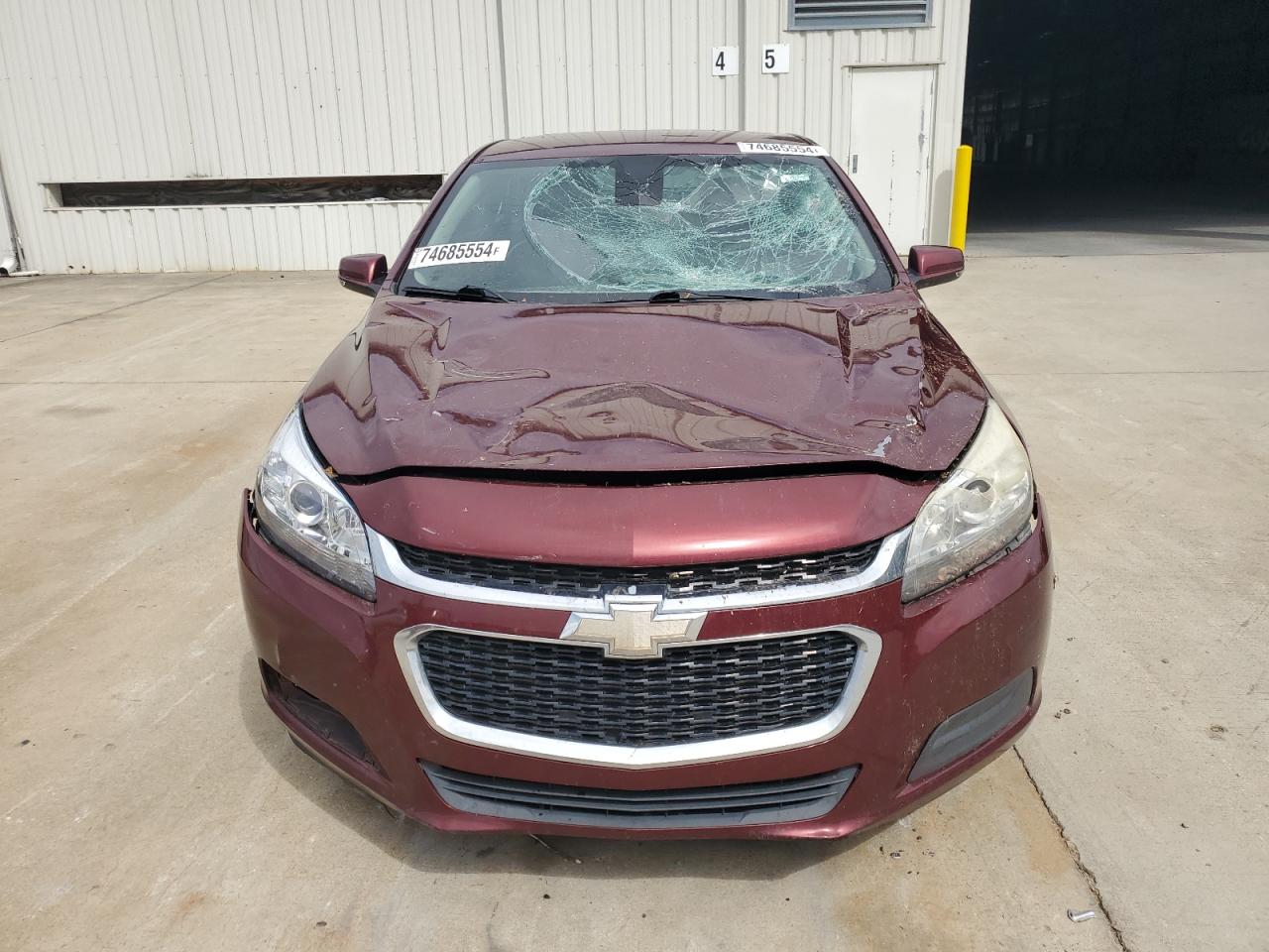 2016 Chevrolet Malibu VIN 1G11C5SA6GF164318 Copart auction photo, water/flood / front end damage thumbnail 5