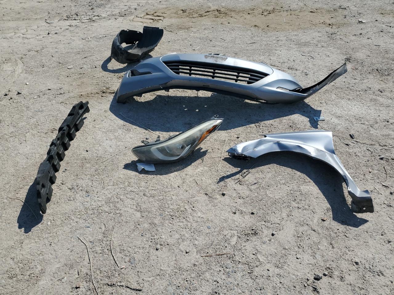 2016 Hyundai Elantra VIN 5NPDH4AE6GH755078 Copart auction photo, front end / side damage thumbnail 12