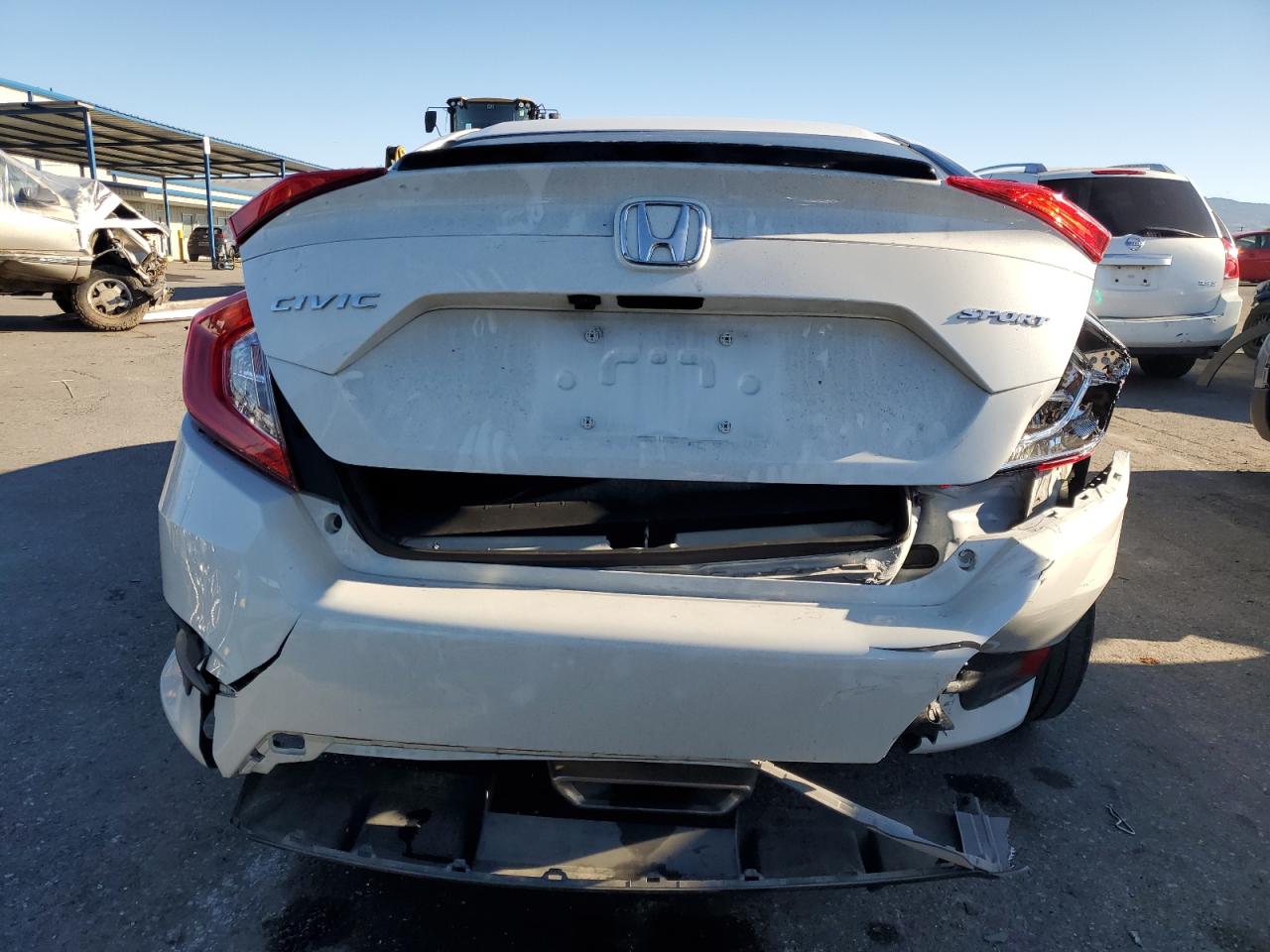 2021 Honda Civic VIN 2HGFC2F87MH502341 Copart auction photo, rear end / undercarriage damage thumbnail 6