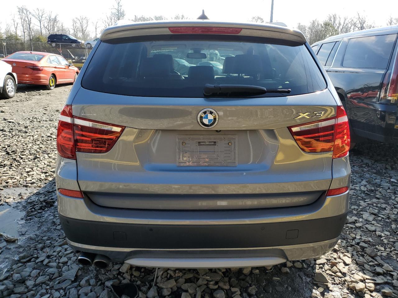 2014 BMW X3 VIN 5UXWX9C59E0D43822 Copart auction photo, front end damage thumbnail 6