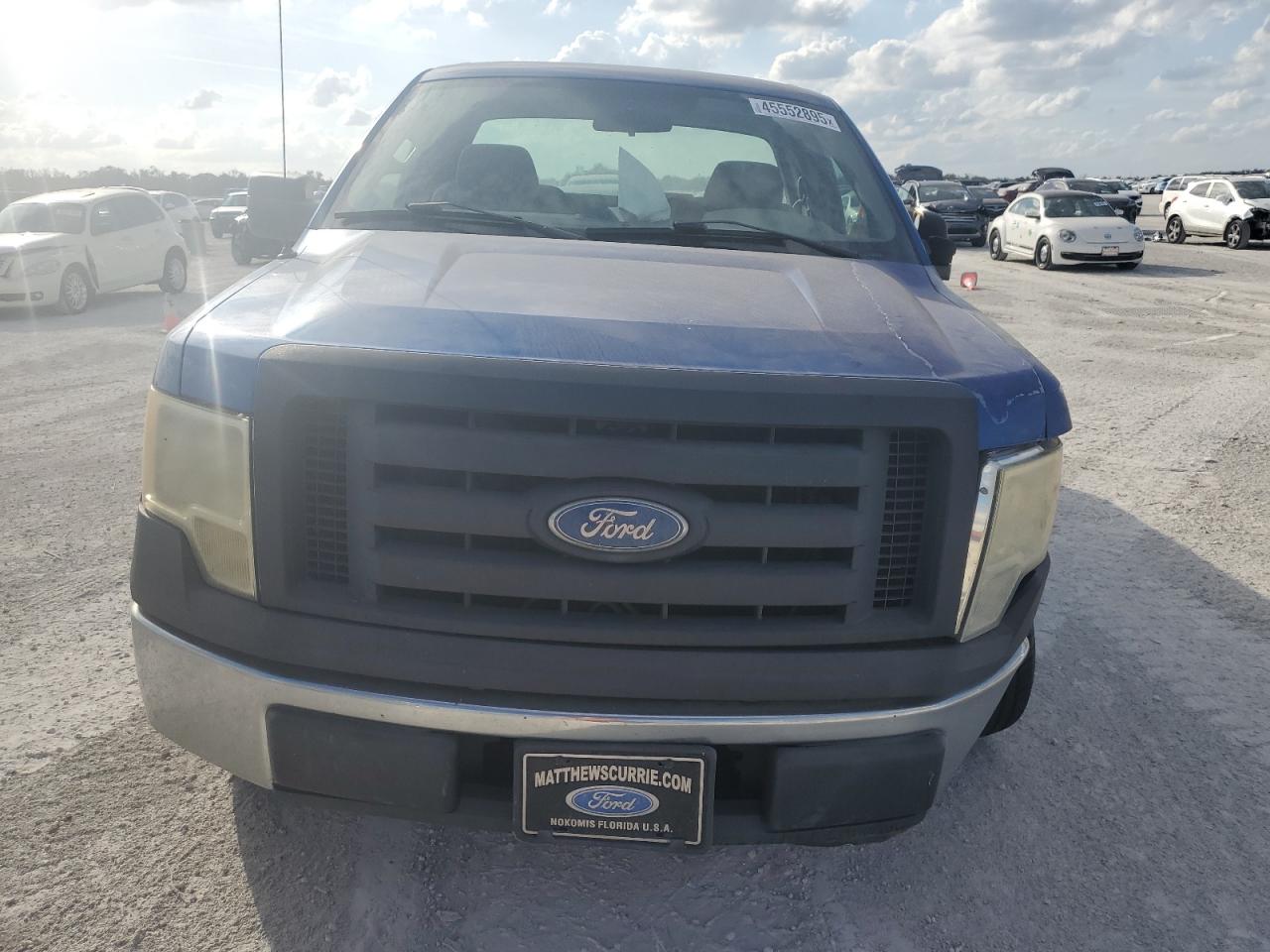 2010 Ford F-150 VIN 1FTMF1CW1AFD23297 Copart auction photo, front end damage thumbnail 5