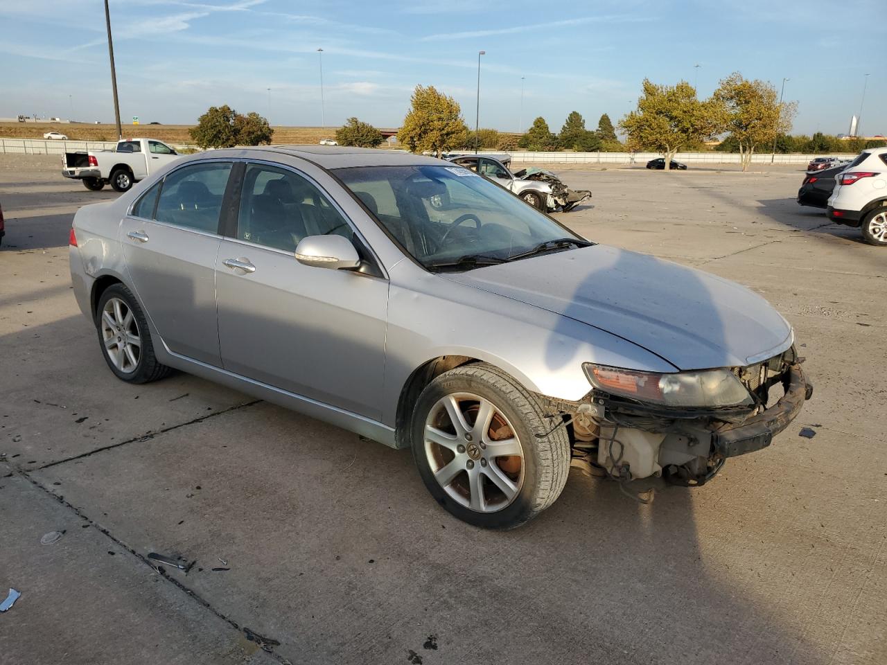 2004 Acura TSX VIN JH4CL96974C045079 Copart auction photo, front end / hail damage thumbnail 4