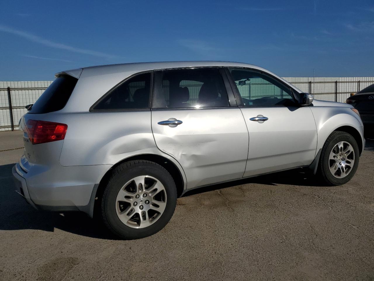 2007 Acura MDX VIN 2HNYD28257H512202 Copart auction photo, rear end / side damage thumbnail 3