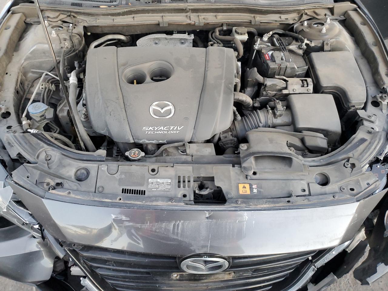 2014 Mazda 3 VIN JM1BM1W34E1148285 Copart auction photo, front end damage thumbnail 11