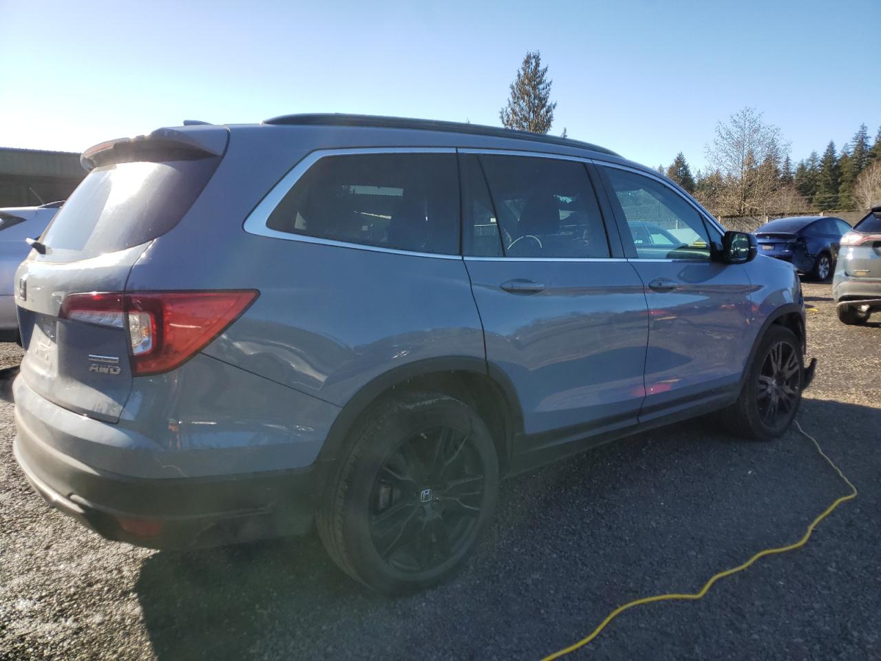 2022 Honda Pilot VIN 5FNYF6H27NB064068 Copart auction photo, front end damage thumbnail 3