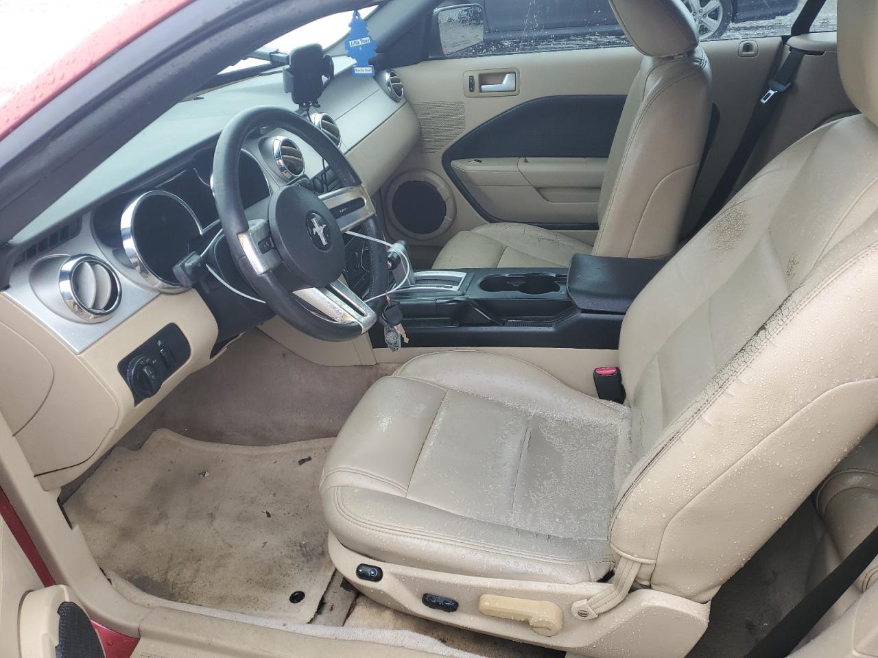 2005 Ford Mustang VIN 1ZVFT84N255192177 Copart auction photo, front end damage thumbnail 7