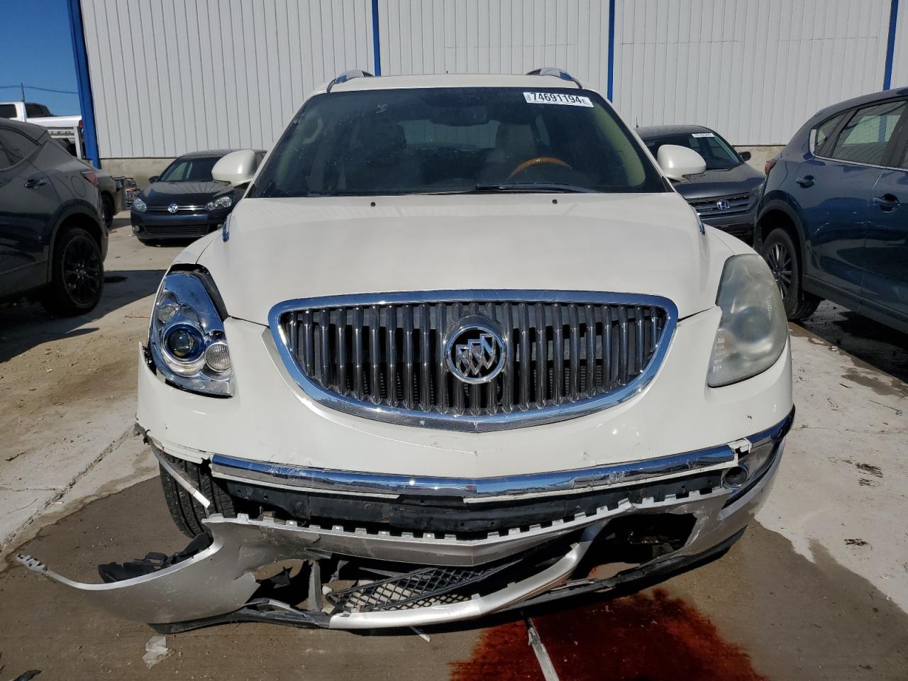2012 Buick Enclave VIN 5GAKVCED5CJ120285 Copart auction photo, front end / undercarriage damage thumbnail 5