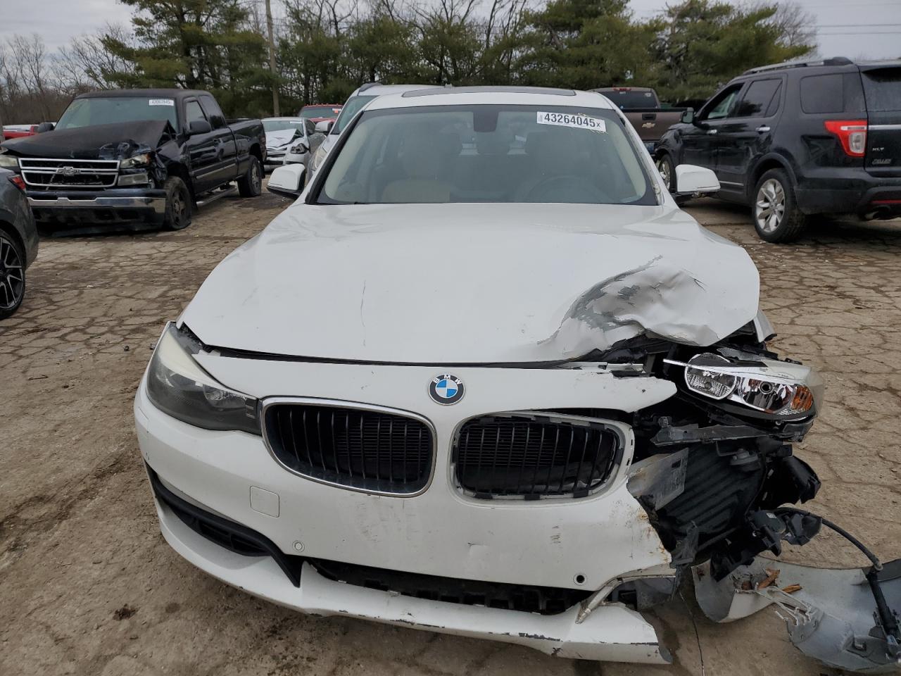 2015 BMW 3er VIN WBA3X5C55FD561449 Copart auction photo, front end / side damage thumbnail 5