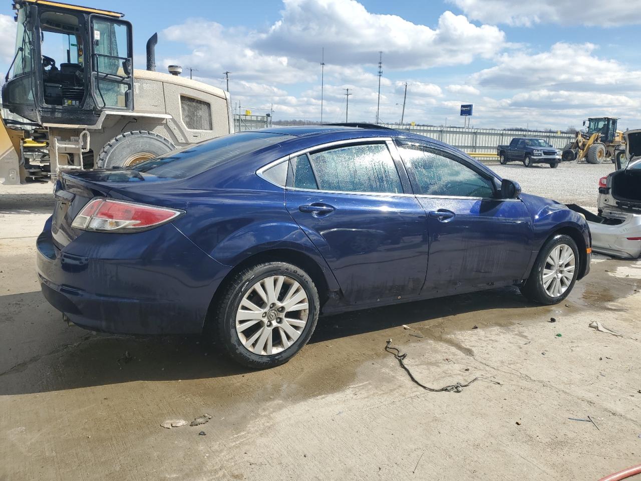 2010 Mazda 6 VIN 1YVHZ8CH4A5M49043 Copart auction photo, front end / side damage thumbnail 3