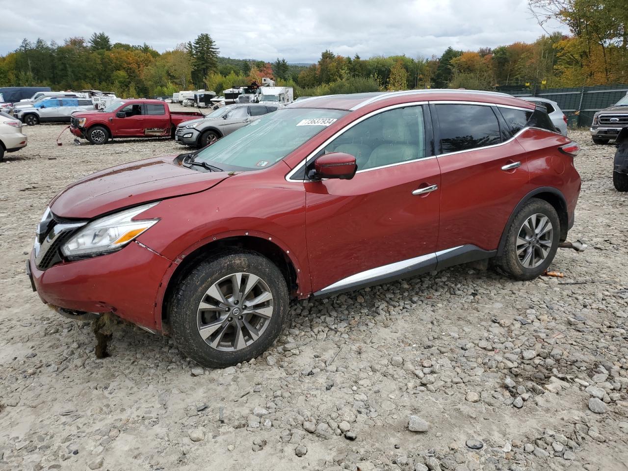 2017 Nissan Murano VIN 5N1AZ2MH6HN128100