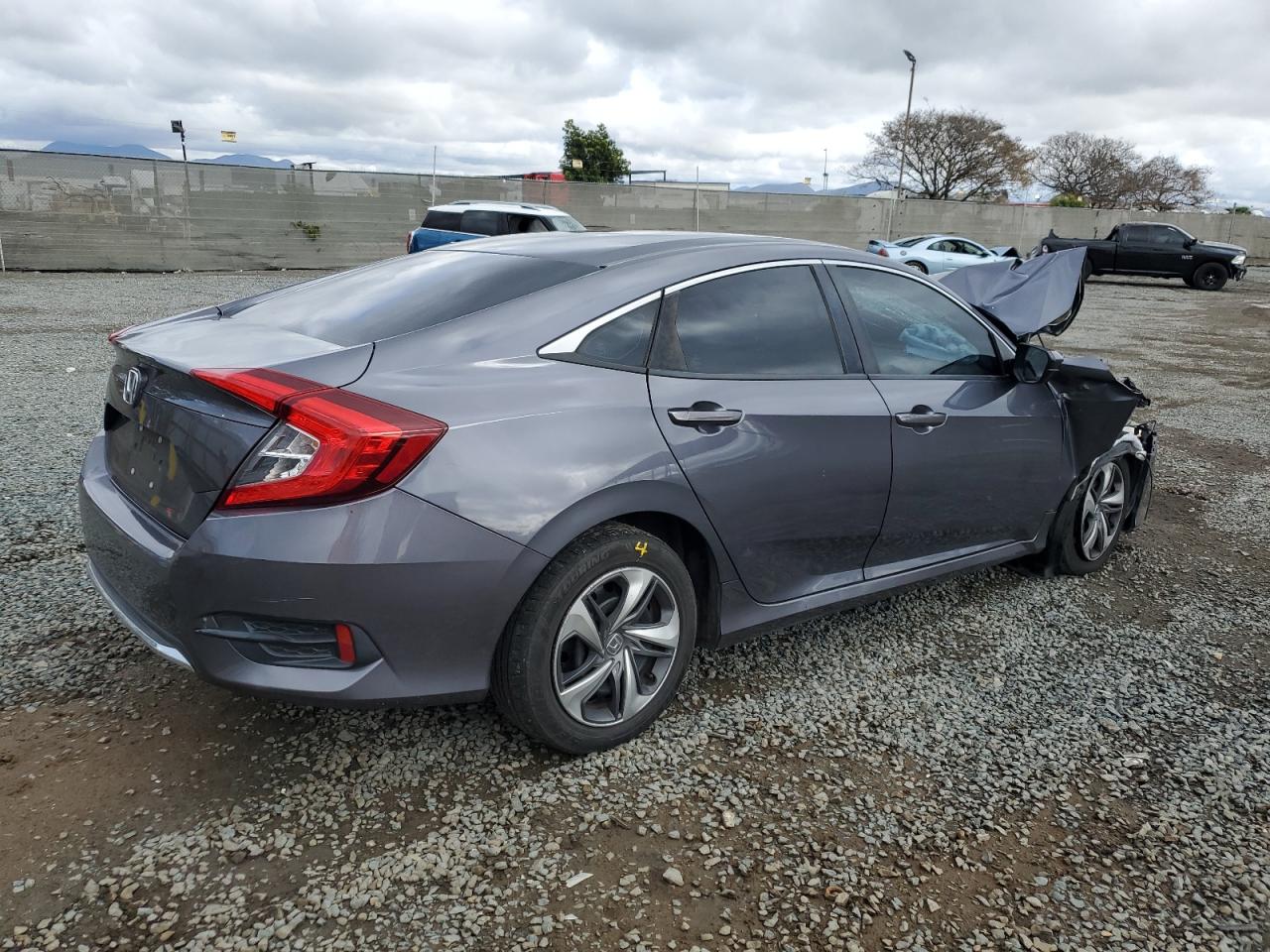 2020 Honda Civic VIN 2HGFC2F64LH553888 Copart auction photo, front end damage thumbnail 3