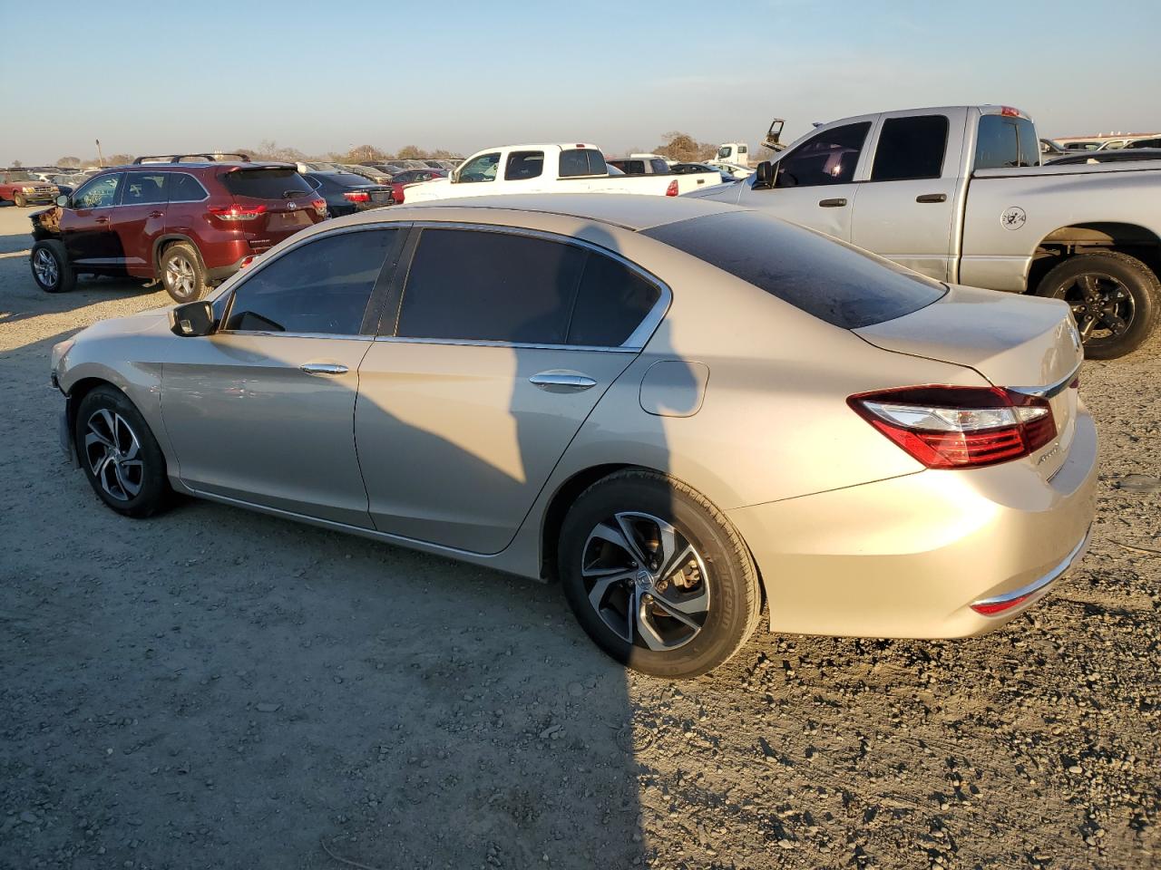 2017 Honda Accord VIN 1HGCR2F38HA131684 Copart auction photo, front end / side damage thumbnail 2