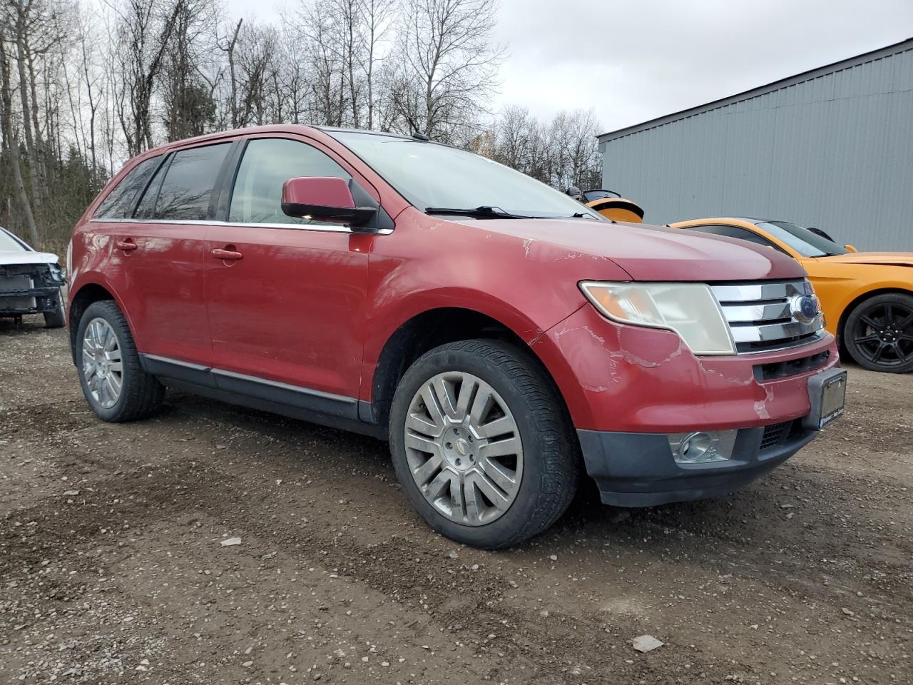 2008 Ford Edge VIN 2FMDK49C18BA38813 Copart auction photo, front end / side damage thumbnail 4