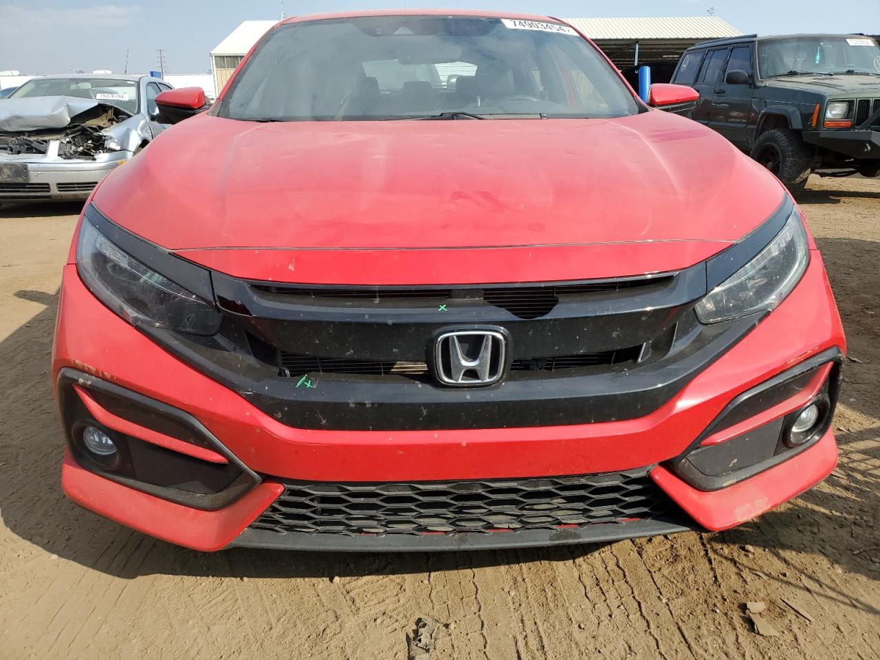 2020 Honda Civic VIN SHHFK7H98LU209863 Copart auction photo, hail damage thumbnail 5