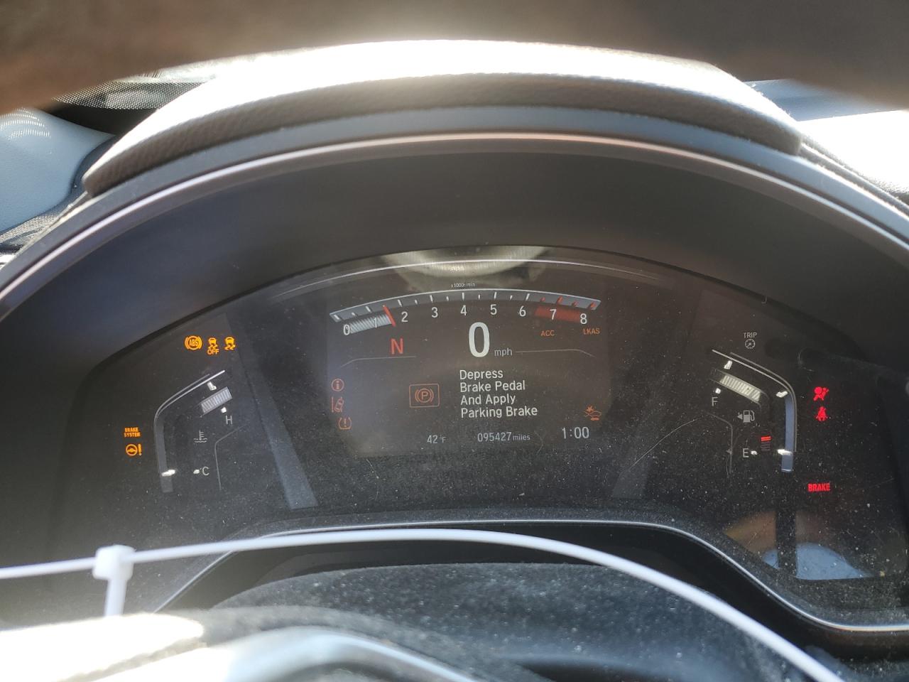 2020 Honda CR-V VIN 2HKRW2H53LH648800 Copart auction photo, all over damage thumbnail 9