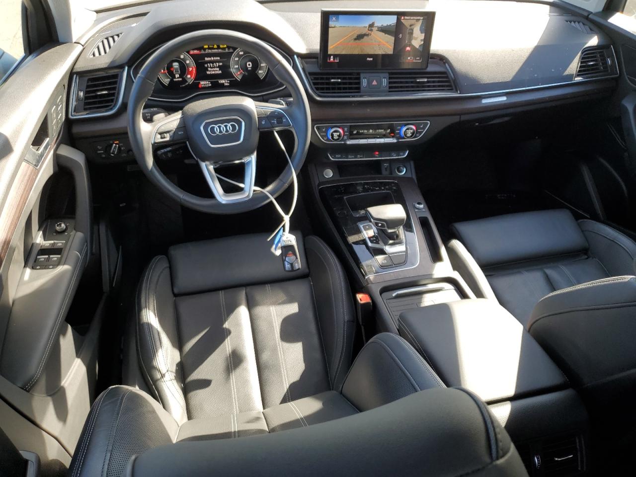 2021 Audi Q5 VIN WA1BAAFY9M2114432 Copart auction photo, rear end damage thumbnail 8