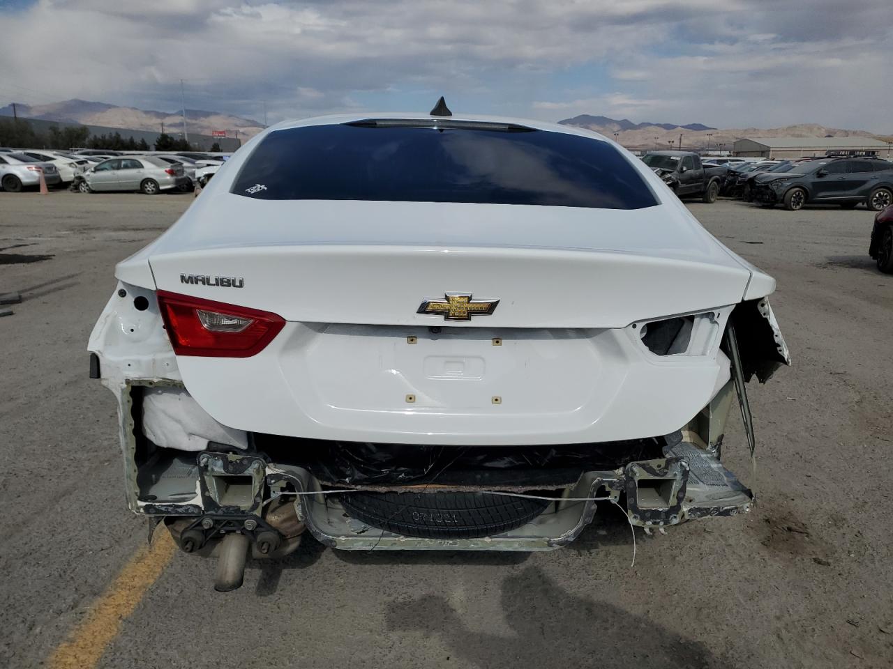 2017 Chevrolet Malibu VIN 1G1ZB5ST7HF182772 Copart auction photo, rear end damage thumbnail 6