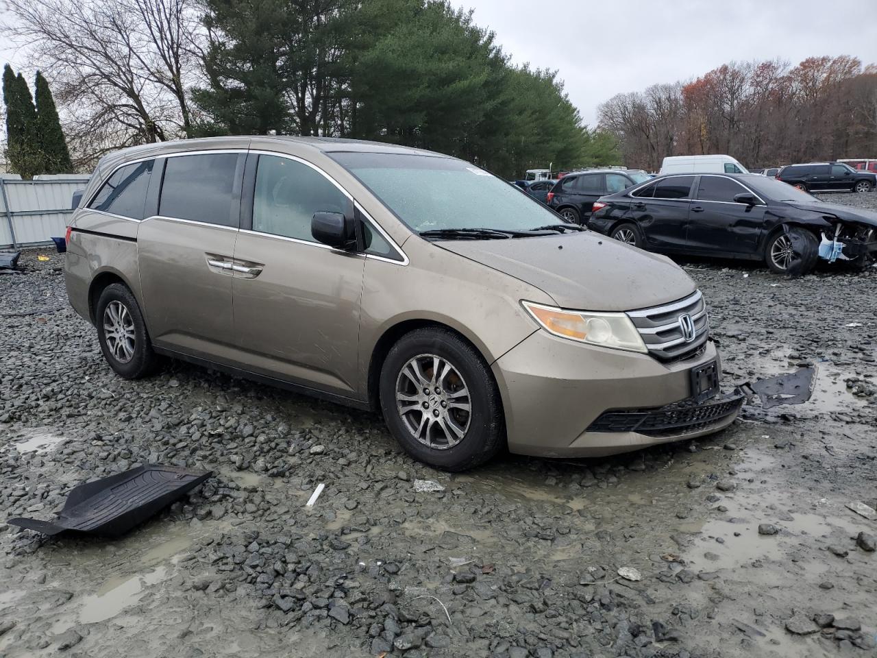 2012 Honda Odyssey VIN 5FNRL5H66CB143173 Copart auction photo, front end damage thumbnail 4