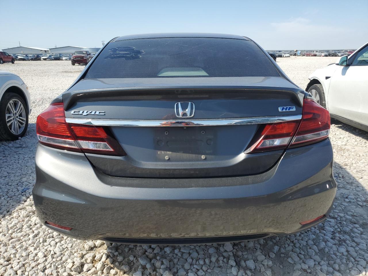 2013 Honda Civic VIN 2HGFB2F66DH542394 Copart auction photo, side / front end damage thumbnail 6