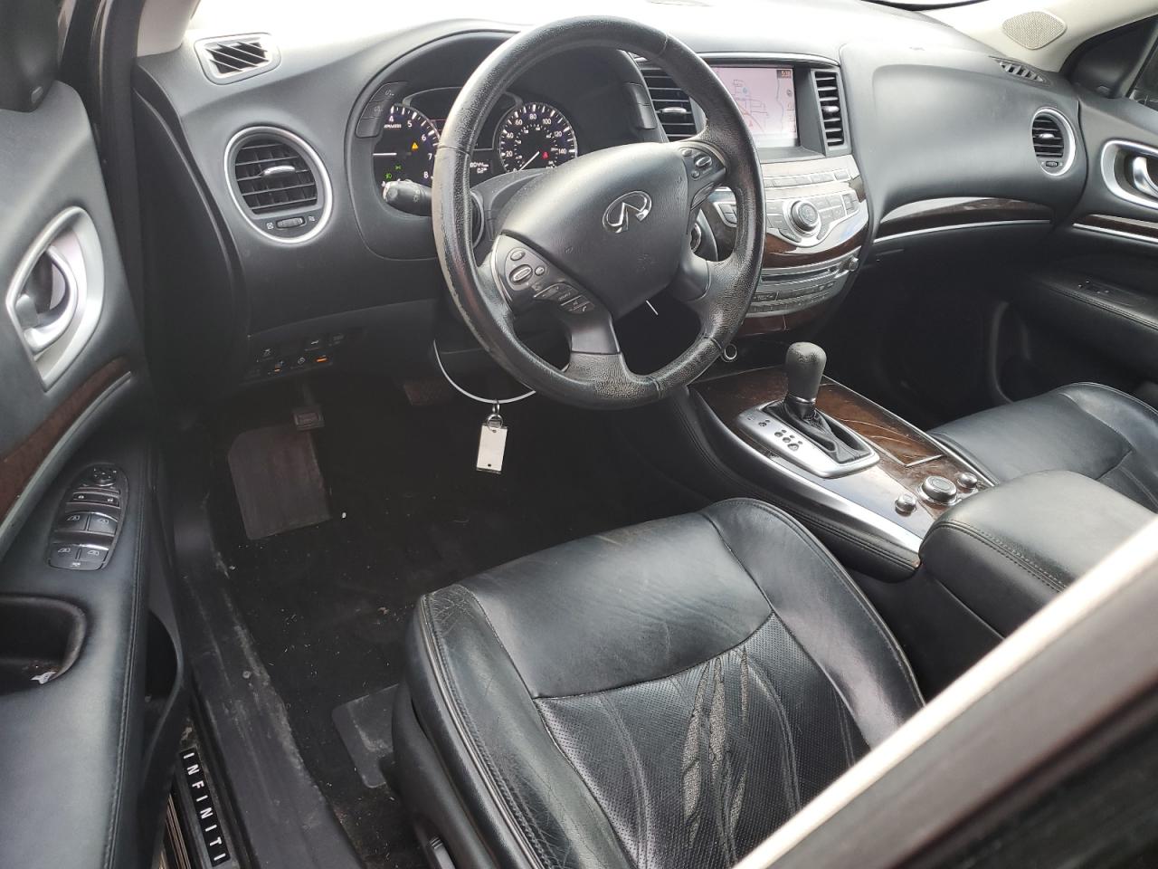 2013 Infiniti JX VIN 5N1AL0MM7DC311403 Copart auction photo, front end / side damage thumbnail 8