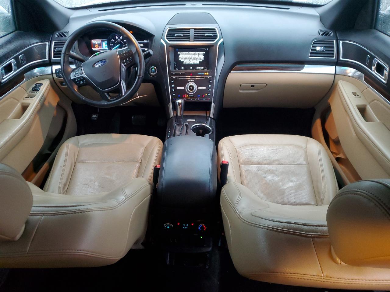 2017 Ford Explorer VIN 1FM5K8F88HGA18286 Copart auction photo, top/roof / side damage thumbnail 8