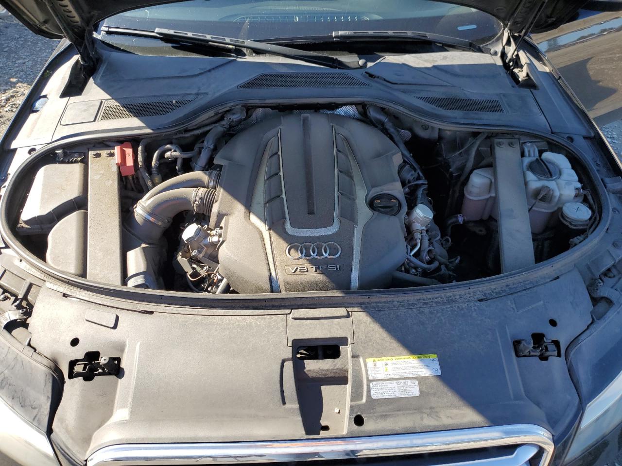2013 Audi A8 VIN WAUR2AFD4DN010442 Copart auction photo, side / rear end damage thumbnail 11