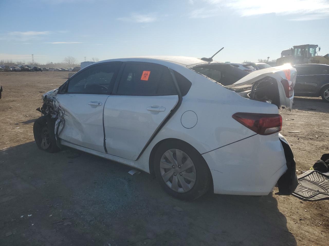 2019 KIA Rio VIN 3KPA24AB6KE216130 Copart auction photo, all over damage thumbnail 2
