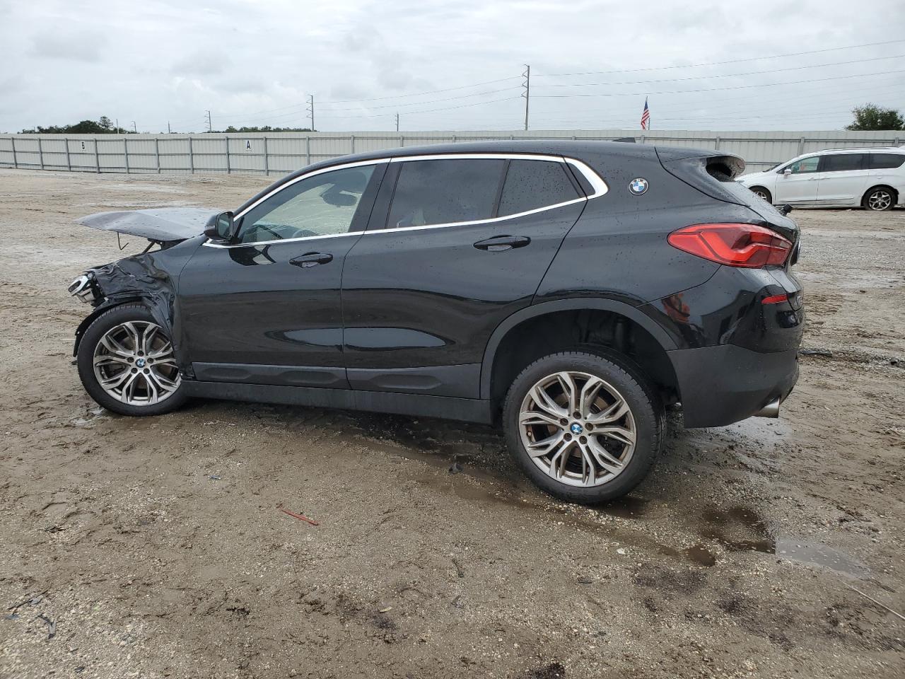 2018 BMW X2 VIN WBXYJ5C34JEF79068 Copart auction photo, front end / side damage thumbnail 2