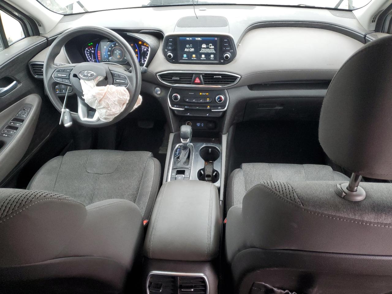 2020 Hyundai Santa Fe VIN 5NMS3CAD0LH250152 Copart auction photo, front end / mechanical damage thumbnail 8
