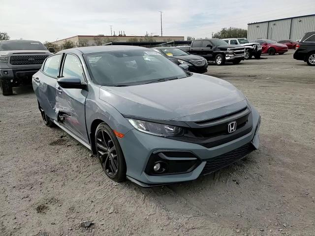 2021 Honda Civic VIN SHHFK7H48MU212462 Copart auction photo, side damage thumbnail 10