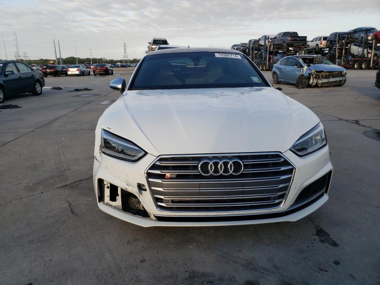 2019 Audi RS5 VIN WAUB4CF51KA073146 Copart auction photo, side / front end damage thumbnail 5