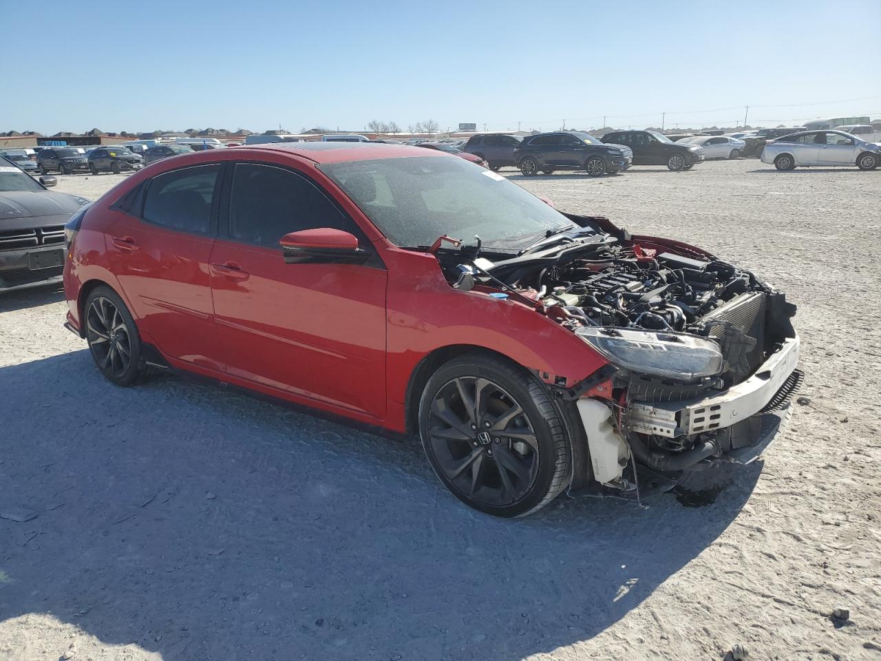 2017 Honda Civic VIN SHHFK7H97HU218240 Copart auction photo, front end / mechanical damage thumbnail 4
