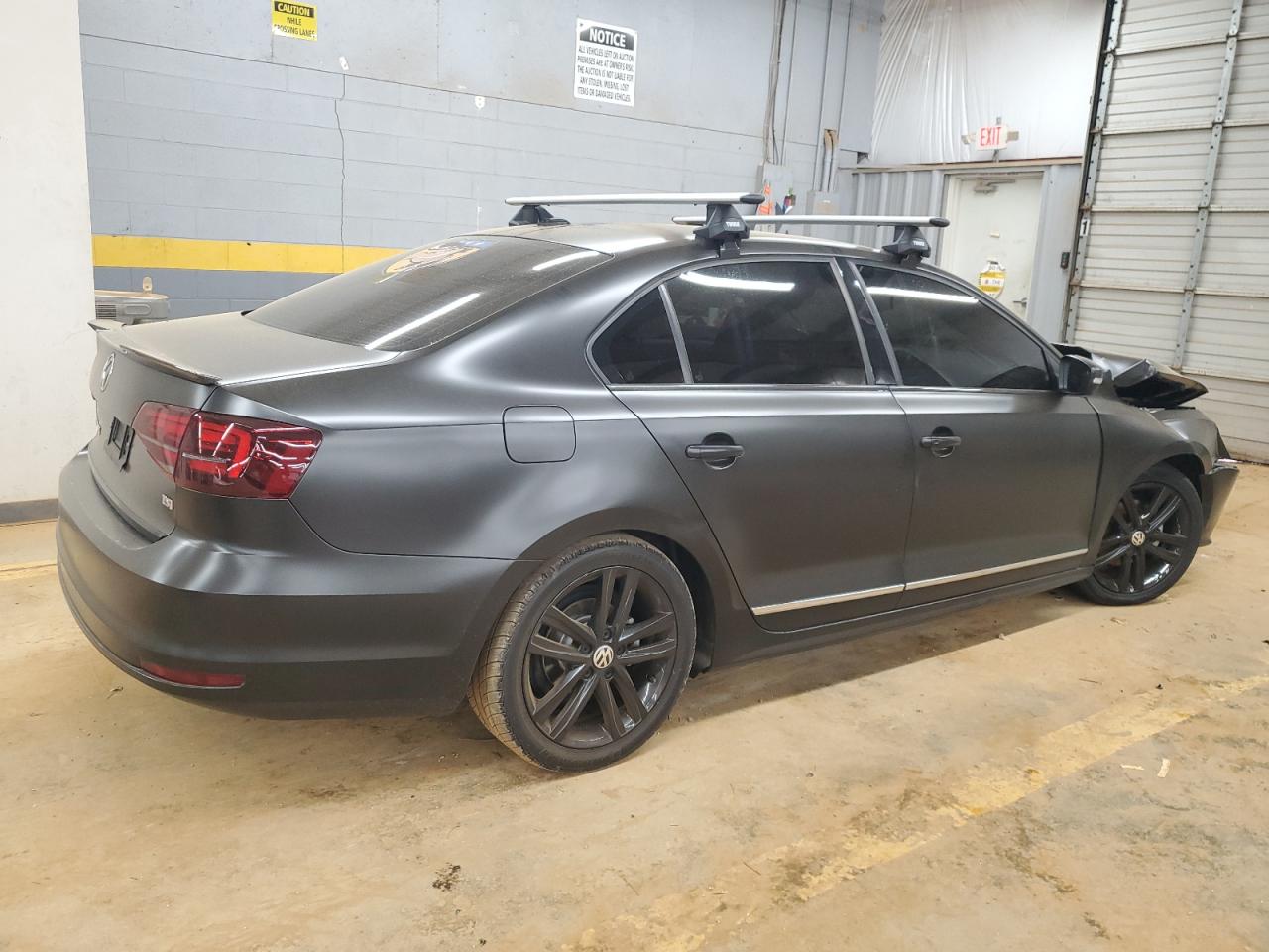 2017 Volkswagen Jetta VIN 3VWL17AJ7HM271671 Copart auction photo, front end / undercarriage damage thumbnail 3