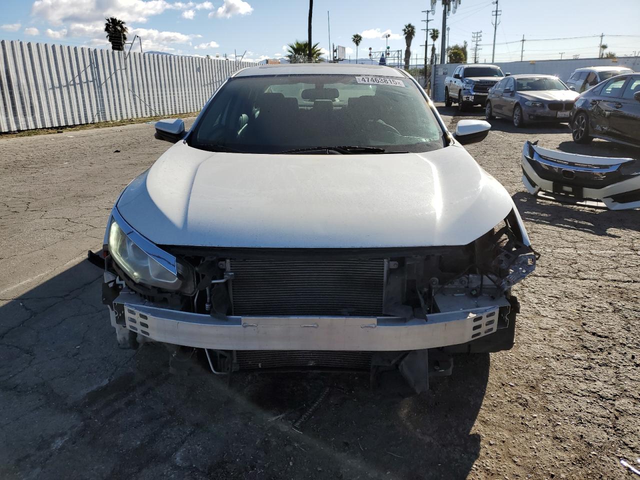 2017 Honda Civic VIN 2HGFC2F74HH516405 Copart auction photo, front end / minor dent/scratches damage thumbnail 5