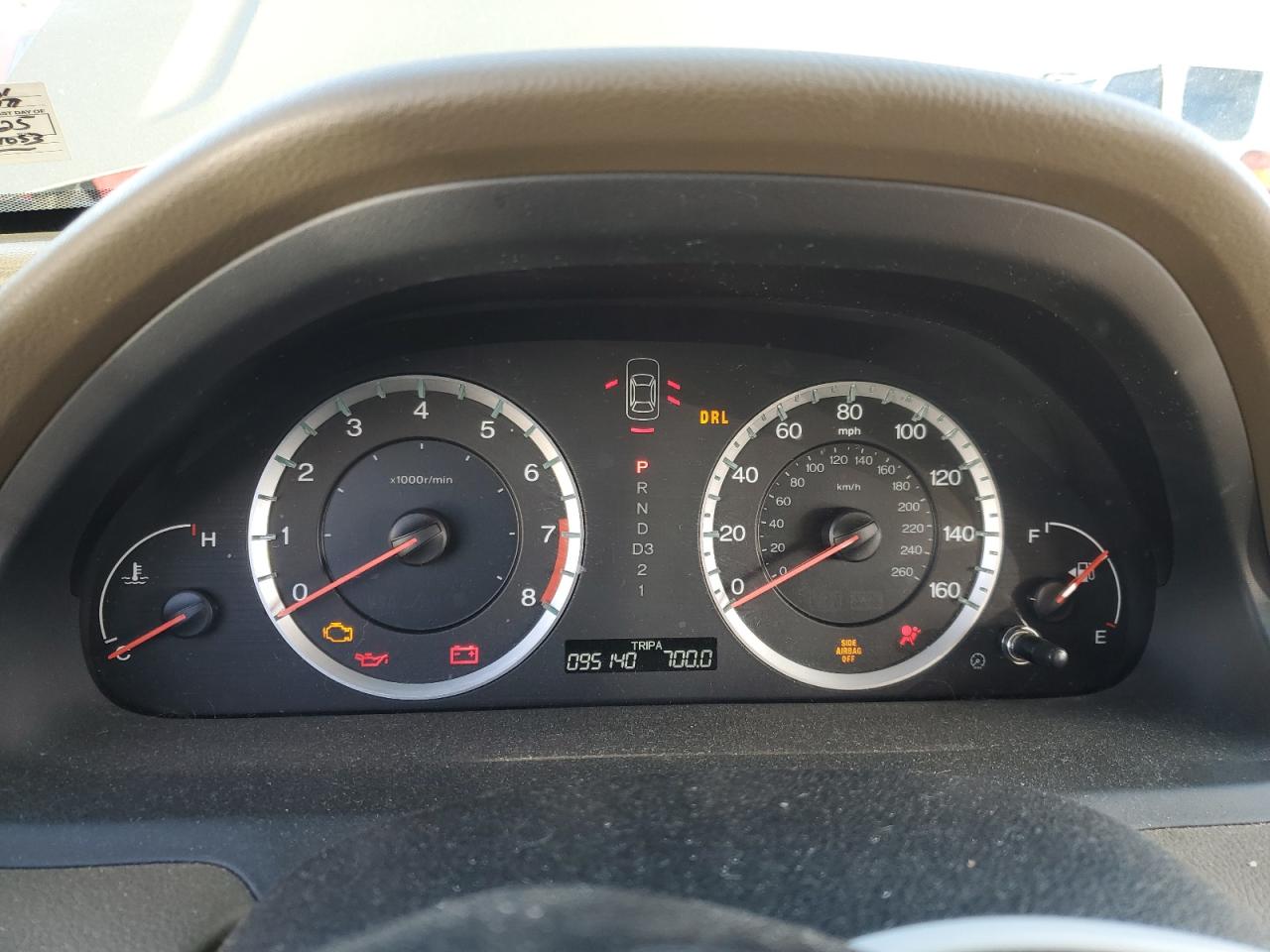 2009 Honda Accord VIN 1HGCP26449A010201 Copart auction photo, front end damage thumbnail 9