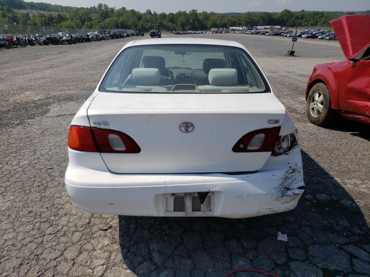 1998 Toyota Corolla VIN 2T1BR12E1WC089234 Copart auction photo, rear end damage thumbnail 6