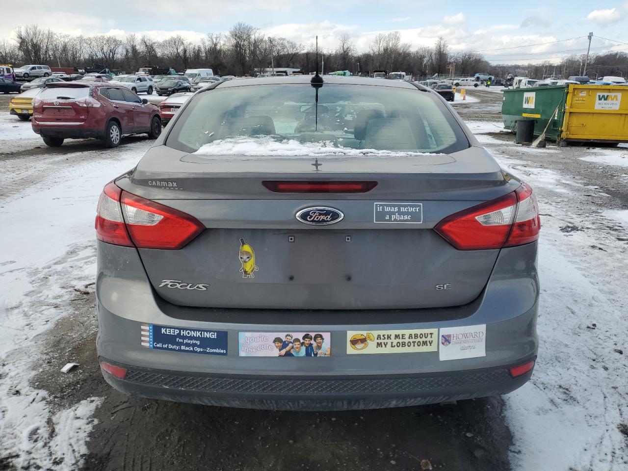 2012 Ford Focus VIN 1FAHP3F27CL223802 Copart auction photo, front end damage thumbnail 6