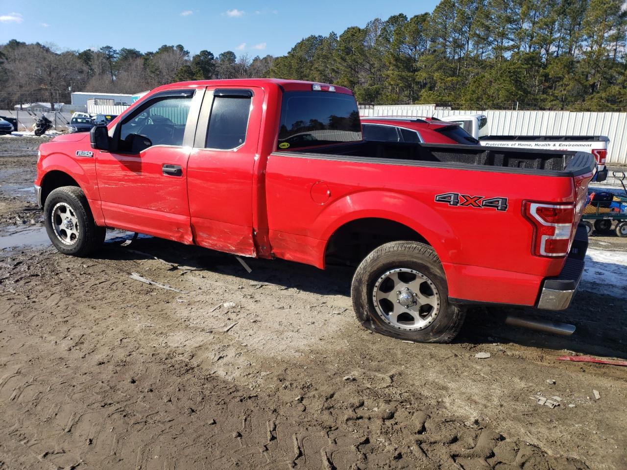 2018 Ford F-150 VIN 1FTEX1EB7JKE12665 Copart auction photo, side damage thumbnail 2