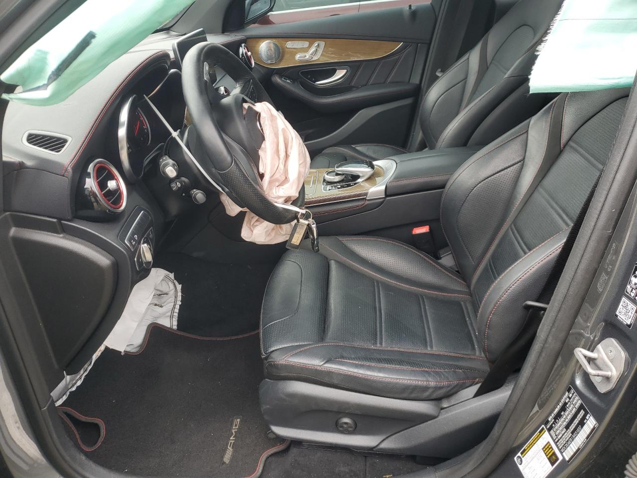 2018 Mercedes-Benz GLC VIN WDC0G6EB1JV031037 Copart auction photo, front end damage thumbnail 7