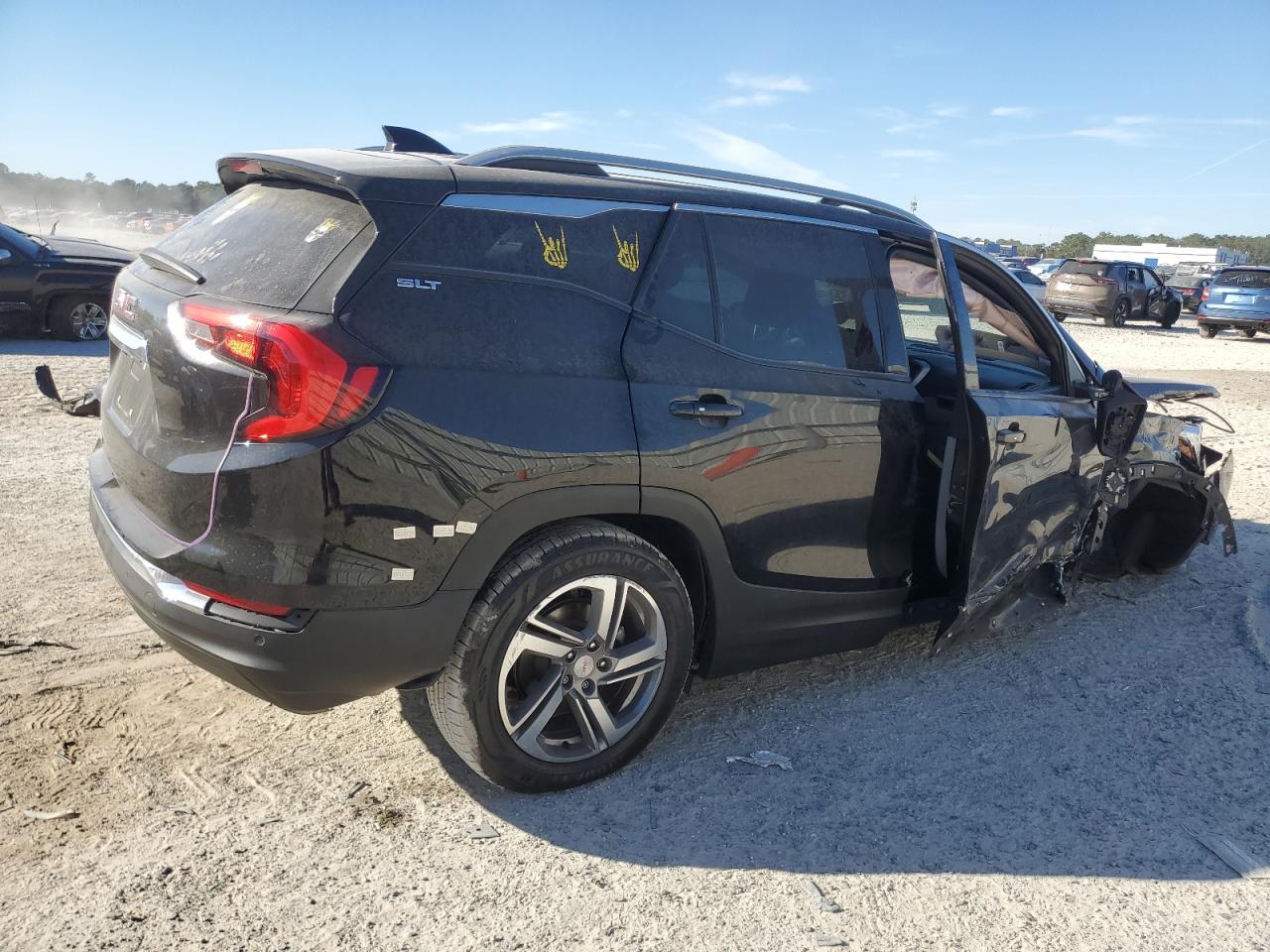 2019 GMC Terrain VIN 3GKALPEV0KL338646 Copart auction photo, all over damage thumbnail 3