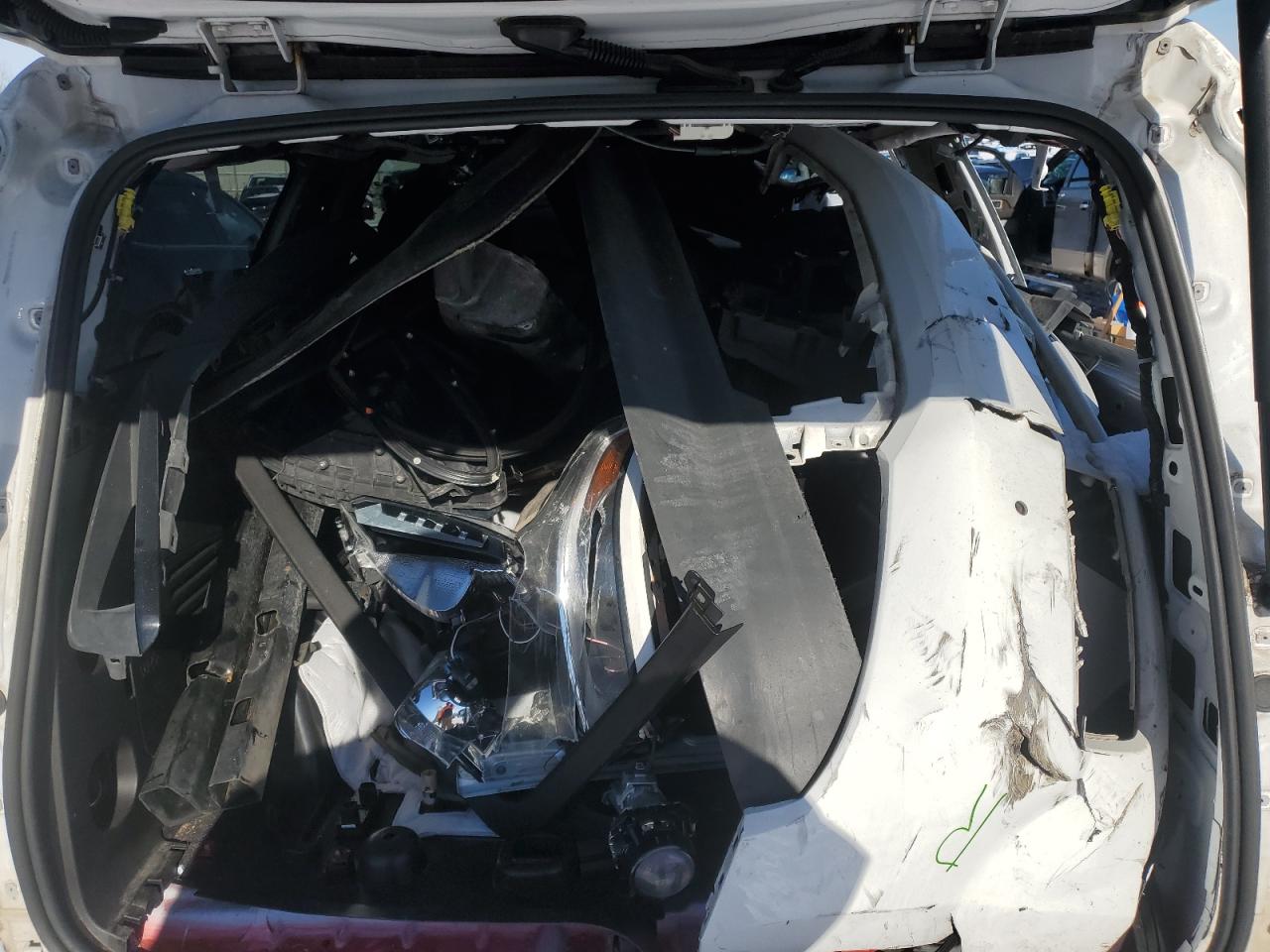 2019 Chevrolet Suburban VIN 1GNSKJKJ2KR127126 Copart auction photo, all over damage thumbnail 12