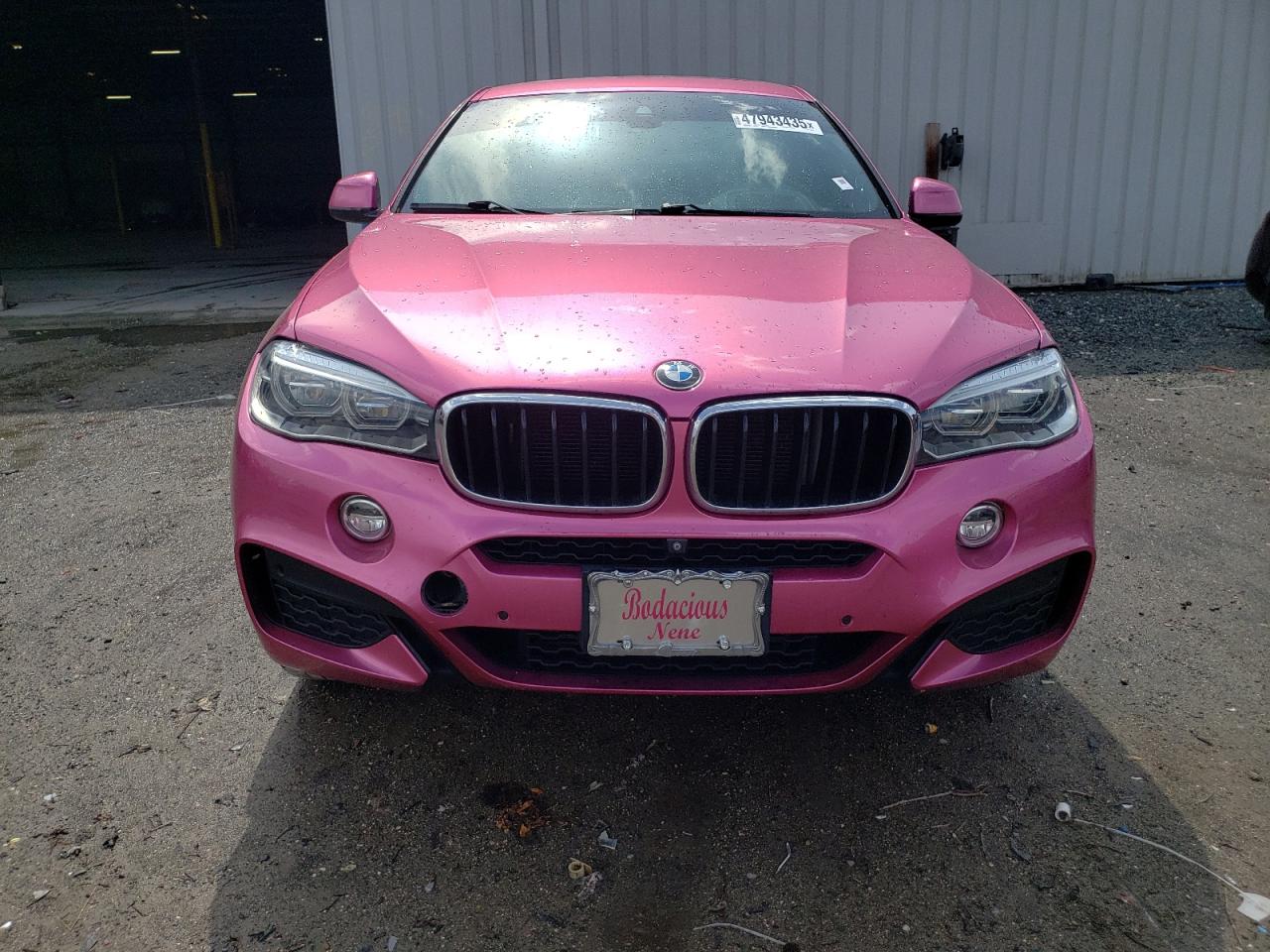 2019 BMW X6 VIN 5UXKU2C52K0Z64214 Copart auction photo, rear end damage thumbnail 5