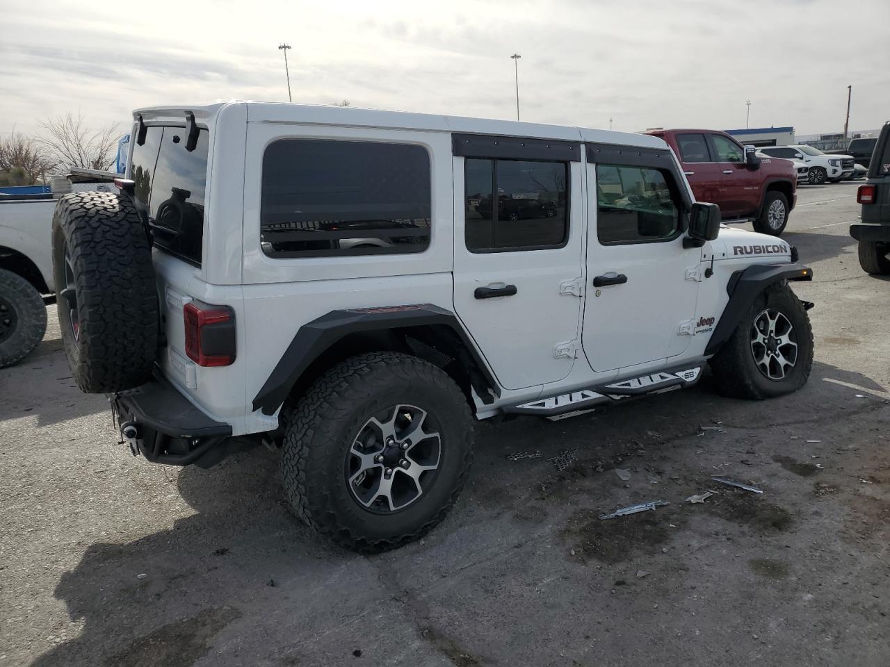 2021 Jeep Wrangler VIN 1C4JJXFM6MW818162 Copart auction photo, undercarriage damage thumbnail 3