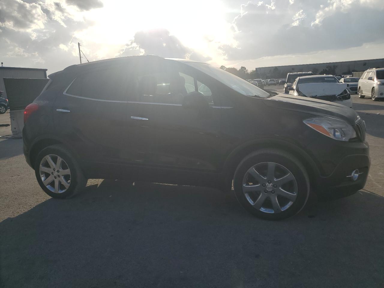 2013 Buick Encore VIN KL4CJDSB8DB208258 Copart auction photo, undercarriage damage thumbnail 4