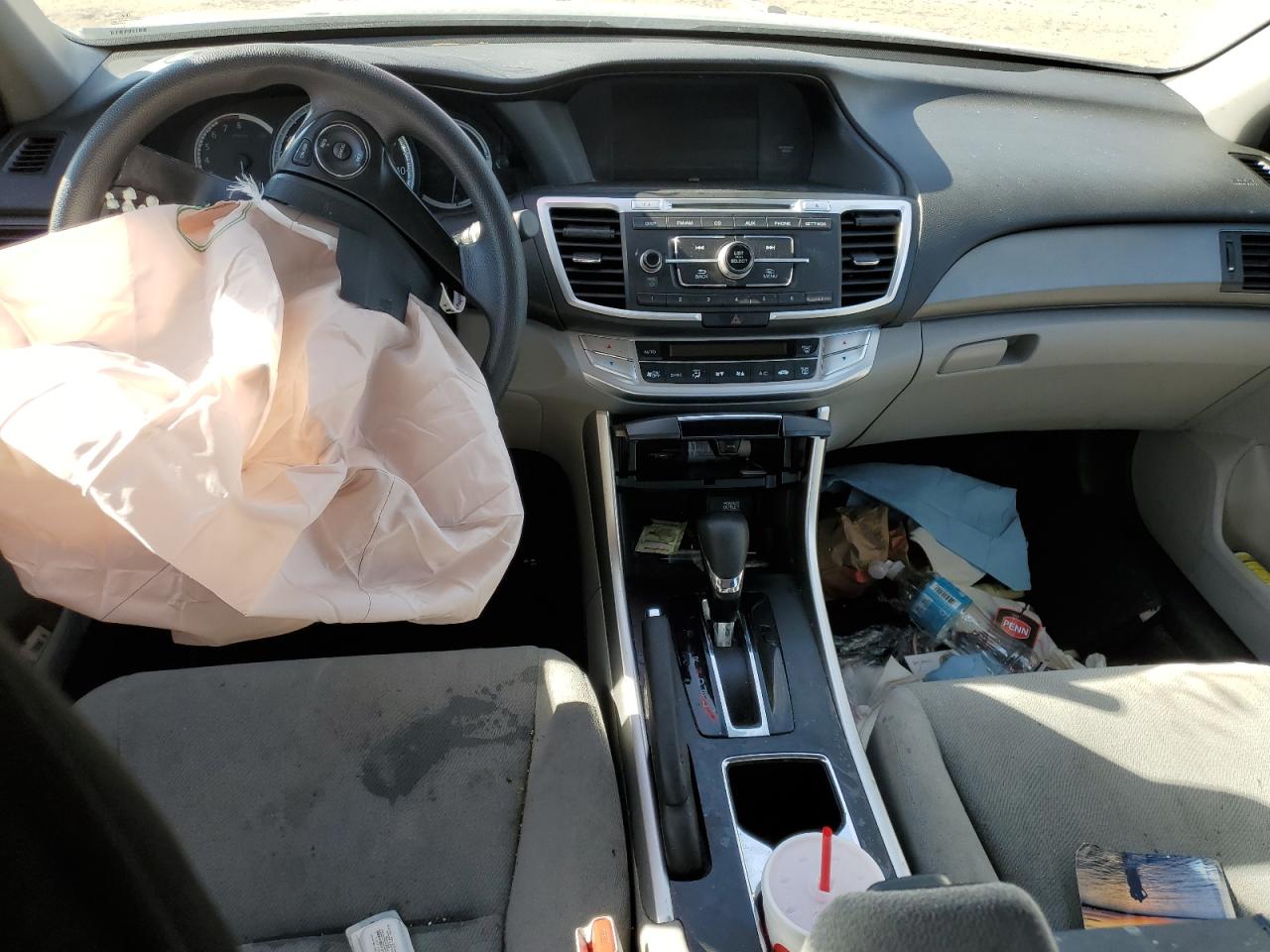 2013 Honda Accord VIN 1HGCR2F31DA124800 Copart auction photo, front end / side damage thumbnail 8