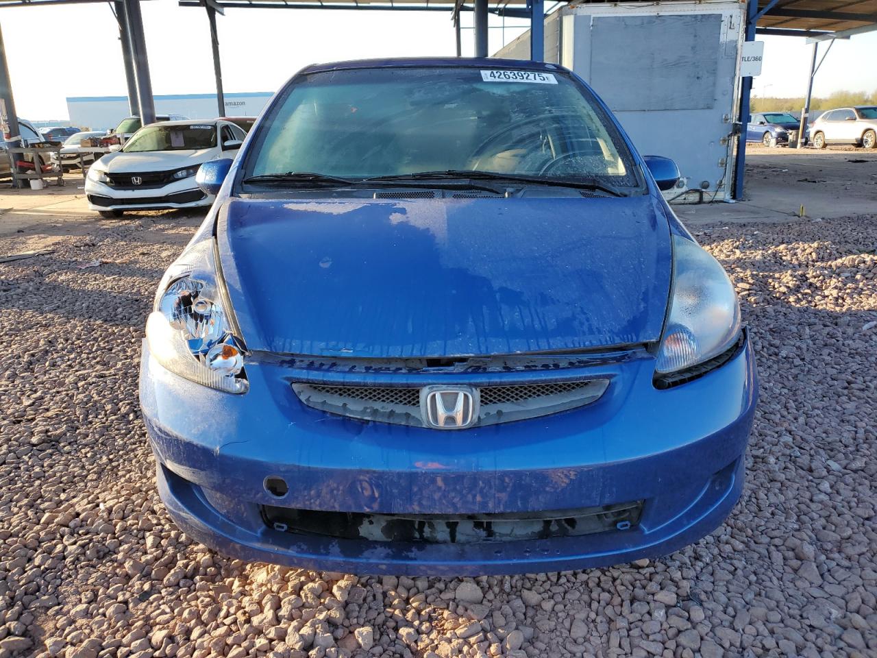 2008 Honda Fit VIN JHMGD37438S067610 Copart auction photo, front end damage thumbnail 5