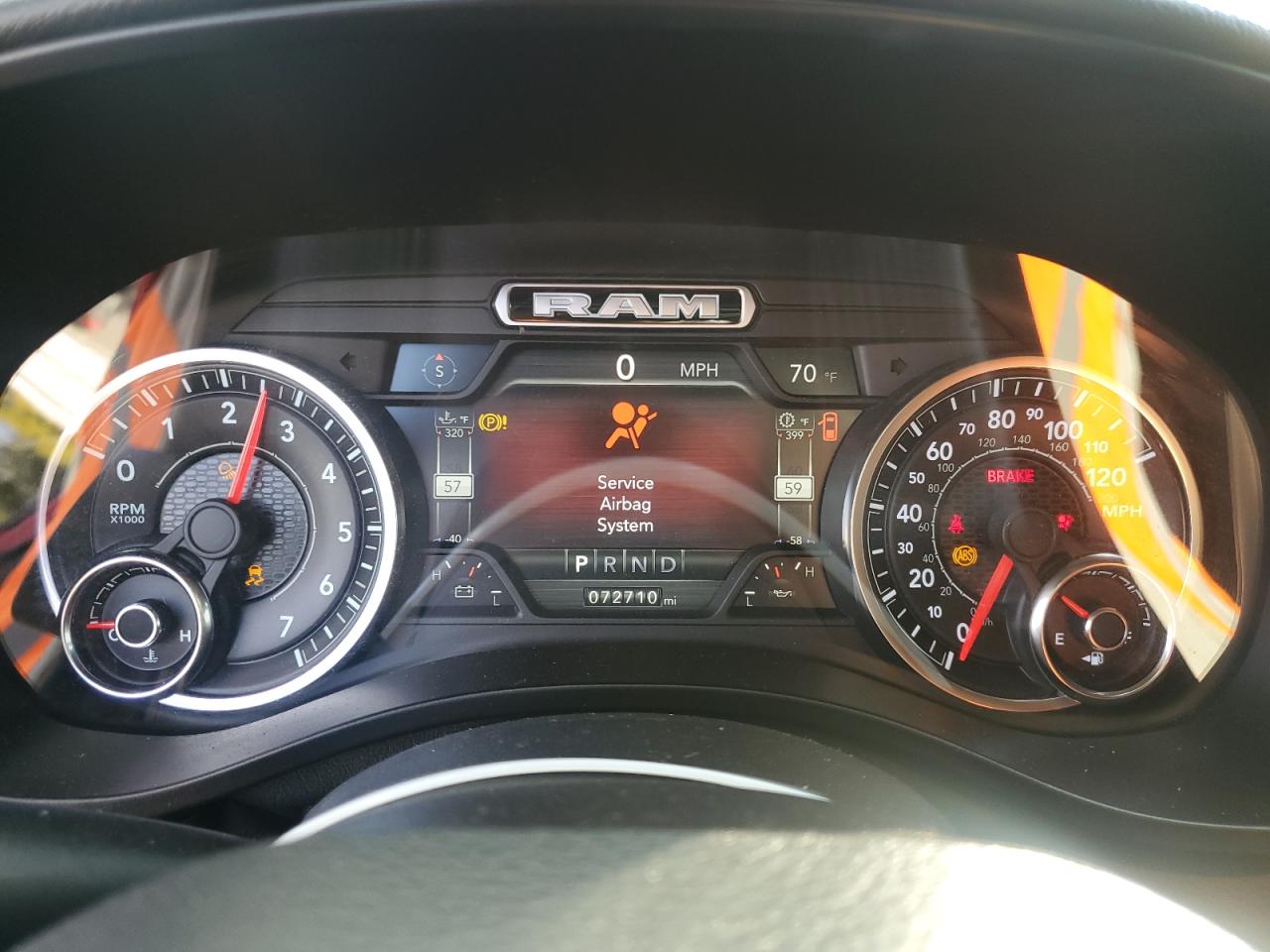 2019 RAM 1500 VIN 1C6RREFT2KN814028 Copart auction photo, vandalism / all over damage thumbnail 9