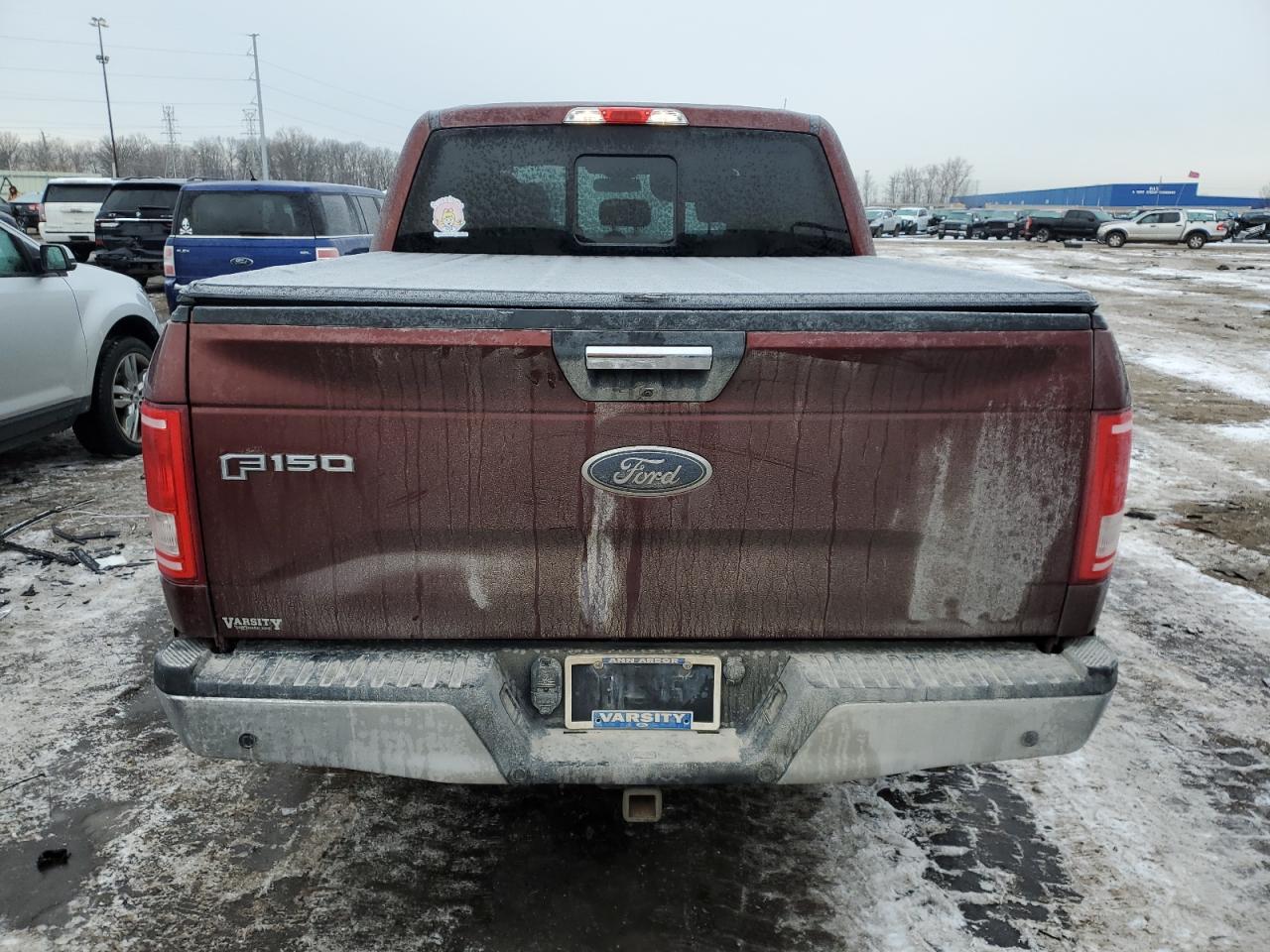 2017 Ford F-150 VIN 1FTEW1EP6HFC19697 Copart auction photo, side / front end damage thumbnail 6